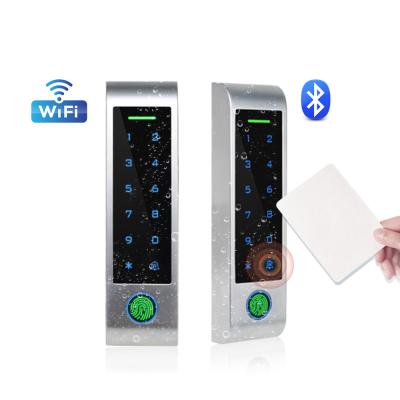 Κίνα WIFI Tuya Smart Security Door Lock Βιομετρικό αναγνώστης ελέγχου πρόσβασης δακτυλικών αποτυπωμάτων με μεταλλικό πληκτρολόγιο IP66 αδιάβροχο προς πώληση