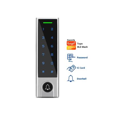 Китай водонепроницаемость ip66 TUYA TTLOCK APP Smart Touch Keypad пароль самостоятельный RFID-карта с контролем доступа с дверным колоколом продается