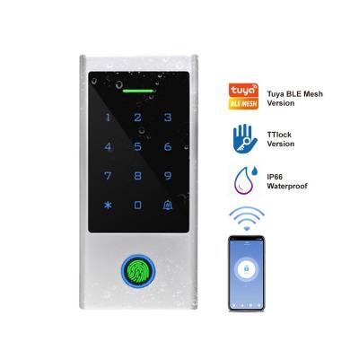 China Sistema de control de acceso de puertas inteligentes con teclado táctil IP66 WIFI Tuya Control de acceso de lectura en venta