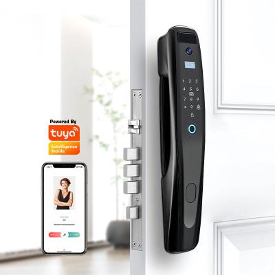 China Biometrische vingerafdruk en wachtwoord IC-kaart Smart Door Lock met TUYA WIFI/TT Lock APP Viewer Vision Digital met camera Te koop