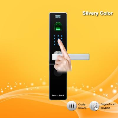 China Fashion Style Password and Fingerprint Door Lock with Waterproof Touch Screen for sale