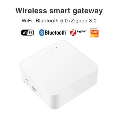 Chine Sécurité sans fil futée en gros Alexa Zigbee Control GR-H5TZ d'automation de Smart Home d'iot de hub de Tuya de passage de Wifi Zigbee à vendre