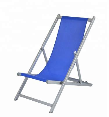 China BEACH DECK CHAIR Easy-carry FOLDING IVORY IN ALUMINUM portable sunchaors for outdoor for sale