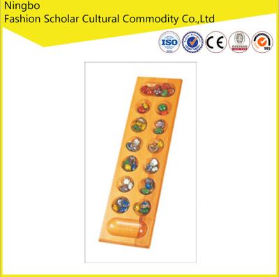 China Solid wood mancala finished board with gemstone for sale