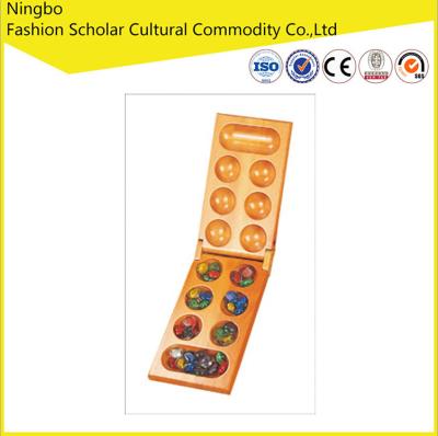 China Solid Wood Folding Solid Wood Mancala Portable Game for sale