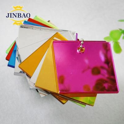 China Good Mechanical Performance JINBAO Factory Double Sided Acrylic Mirror Sheet Gold Acryl Mirror Sheet for sale