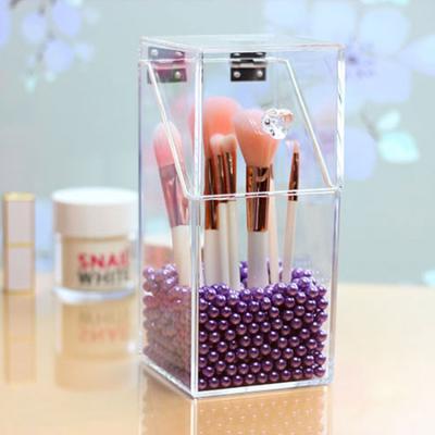 China Hot-selling Eco-friendly and Handmade UNIS Makeup Organizer Large Acrylic Cosmetic Organizer for sale