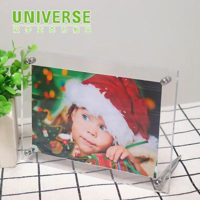 China UNIVERSE handmade modern fashion waterproof acrylic frameless picture frame for sale