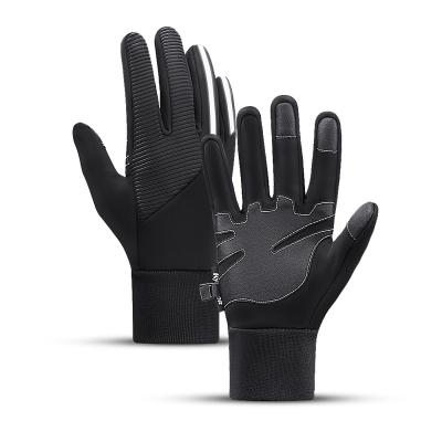 China Recycling/Running/Motorcycle/Rise/Motorcycle SBR Reflective Warm Gloves Outdoor Activities Wear-Resistant Cold Weather Winter Work Recycling Gloves For Unisex for sale