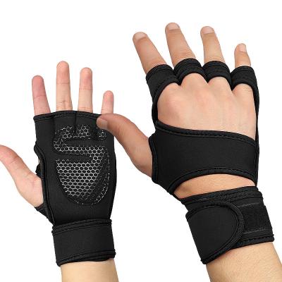 China OEM Gym Recycling Breathable Gym/Workout/Weightlifting Gloves For Women Men Adiust Wrist Wraps Anti-Slip Fitness Training Gloves for sale