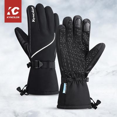 China Wholesale Adjustable Buckle Silicone Motorcycling Waterproof Sports Waterproof\Warm\Breathable\Comfortable Winter Cycling Ski Gloves for sale