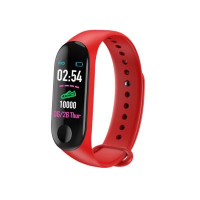 China Smart Band Rate Tracker Pedometer Smart Wristwatch IP67 Smart Bracelets M3 Touch Screen Blood Pressure Heart Blood Oxygen Waterproof for sale