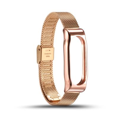 China Band For Xiaomi MI Band 2 Mijobs xiaomi 2 Metal Strap For Xiaomi Screwless Stainless Steel Bracelet Wristbands Replace Strap for sale