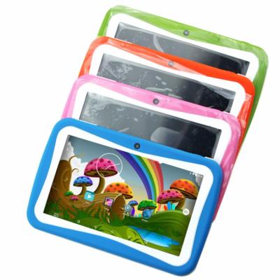 China Soft Multi-Language 7 INCH WIFI Kids Tablet PC With Dual Cameras Multifunctional Kids Learn Machine For Gift for sale