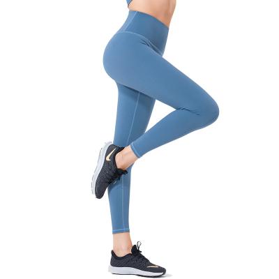 China Women Nine Point Selling New Lulu Same Paragraph High Waist Elasticity Yoga Pants Exercise Tight High Warm Breathable Fitness for sale