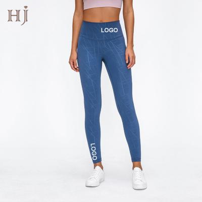 China Antibacterial Women's High Waist Leggings Printing Yoga Pants Tummy Control Workout Print Running Pants for sale