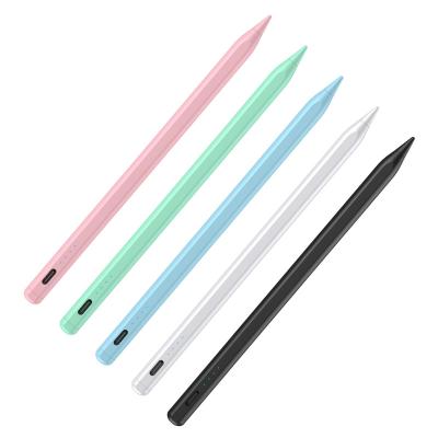 China Active Capacitive Stylus Pen Pencil Touch Screen Mobile Phone Pen for Ipad for Iphone Tablet for Apple Palm Notes Black Silver Touch Point Single Red for sale