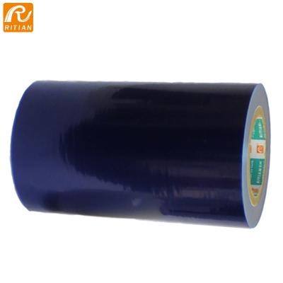 Cina Factory Price PE Protective Film Blue Adhesive Anti Scratch Wrapping Tape For Packing Metal in vendita