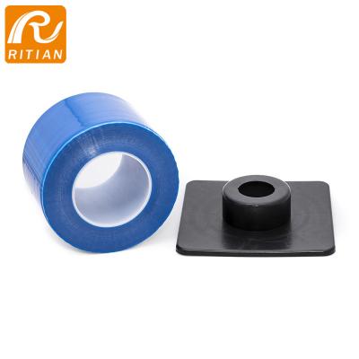 China Dynamic Dental Barrier Film Roll With Dispenser Box Adhesive Blue Barrier Film For Dental, Medical & Tattoo zu verkaufen