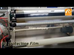 Transparent PE Protective Film Roll Blow Molding Dust Protection