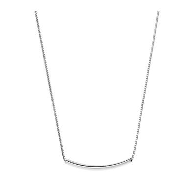 China CLASSIC Smile Necklace Women's Summer Clavicle Chain Niche Design Light Luxury High-end Sense, Simple Soft Accessories for sale