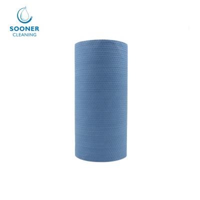 China Sustainable Embossed Spunlace Wood Felt Nonwoven Fabric Polypropylene Fabric Roll for sale