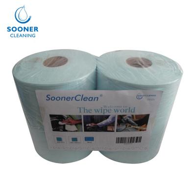 China Anti-bacteria Cross Lapping/Wood Parallel Industrial Pulp Industrial Spunlace Nonwoven Cloth for sale