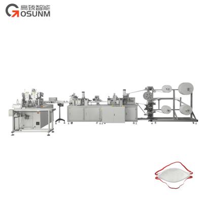 China energy & GOSUNM Europe High Speed ​​3D Face Mask N95 Extracting Mask Making Machine ffp3 mask making machine for sale