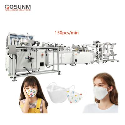 China High production efficiency high speed KF94 masker making machine and packing kf94 3D masin pembuat full-Autoe masker for sale