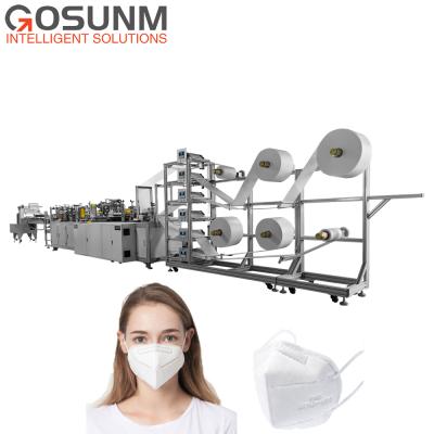 China energy & NEW GOSUNM 2021 NEW N95 KN95 Head Buckle Mask Machine Extracting High-speed Pressure Roller for sale