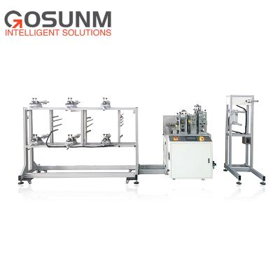 China High Production Efficiency Disposable Face Mask Machine Semi-automatic Folding Mask Making Machine for sale