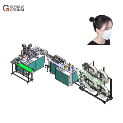 China energy & GOSUNM Masker 3ply Headloop Masker Machine Hijab Mask Machine High Speed ​​Extracting Masker 3ply Headloop for sale