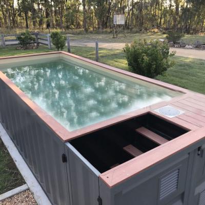 China Fashion DEDEPU Pools Swimming Prefab Container Customization Container Swimming Pool Shipping Container Pool for sale