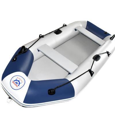 China High Quality Leisure DEDEPU Slatted Bottom PVC Rubber Dinghy Fishing Boat Inflatable Kayak for sale