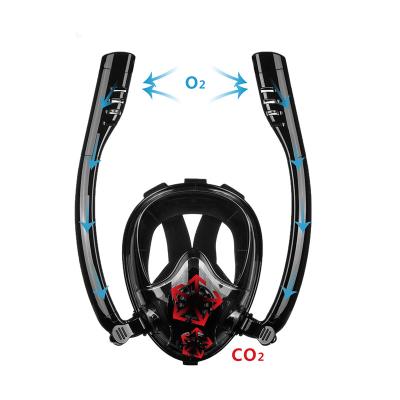 China Popular DEDEPU Tower Diving Snorkel Breathable For Adul 180 Degree View Diving Snorkeling for sale