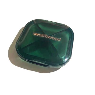 China Westwood Retainer Case Pill Case Four Divisions Home Kit Medicine Tablet Box for sale