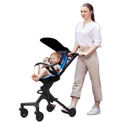 China LW66-01 Lightweight Folding Kids Baby Walkers Mini 4 Wheel Baby Tricycle Stroller Trolley Portable Pram Carrier for sale