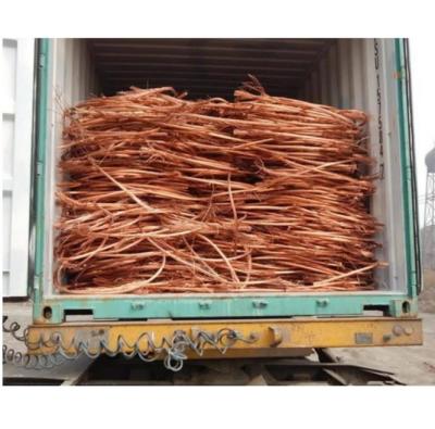 China High Purity Amber Scrap Copper Wire 99.99% Factory Price Drop Bare Copper Wire Industrial Sales for sale