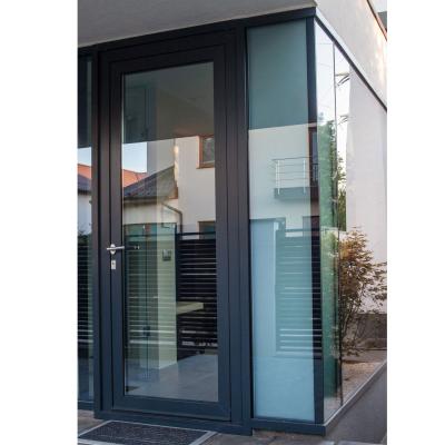 China NAMI Profiles Modern Aluminum Casement Swing Doors Design for sale