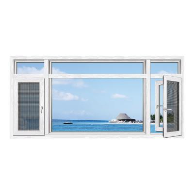 China Good Waterproof Soundproof Aluminum Casement Window Used Commercial Glass Windows for sale