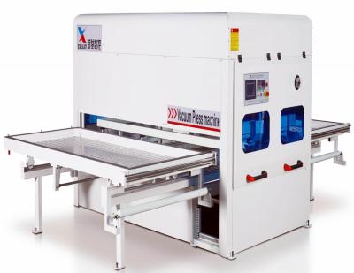 China Automatic Automatic PVC Film Vacuum Membrane Press Laminating Machine in Wooden Cabinet for sale