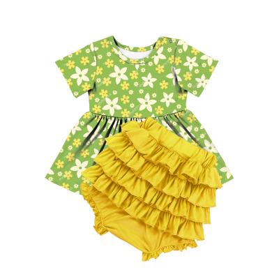 China Lolita Style Baby Girl Clothes set summer boutique outfits kids dress sets kids age 6-12 years old dress sets for sale