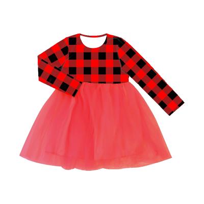 China Vestido de Nina de 13 anos Breathable White Red Black Buffalo Plaid Kids Canvas Girls Sheath Long Tulle Dresses 0 - 10 Years for sale