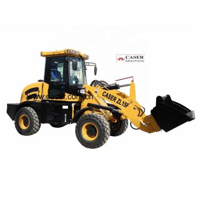 China Factory ZL16 ZL15 Radlader Wheel Loader With Road Sweeper CE EPA 1.6Ton 1600kg for sale