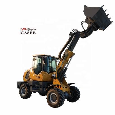 China Hotels QINGDAO CASER T15D CE Approved Telehandler Small Telescopic Wheel Loader TL1500 for sale