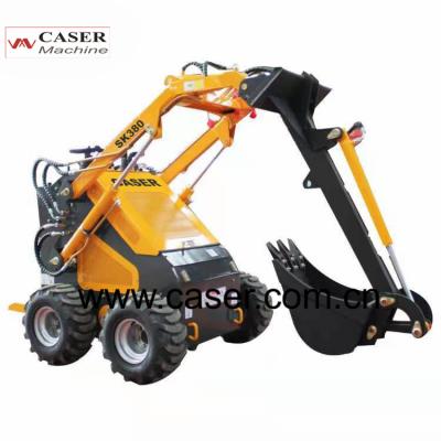 China CASER Mini Machinery Repair Shops 0.2T Skid Steer Loader SK380 With QINGDAO CASER CE for sale