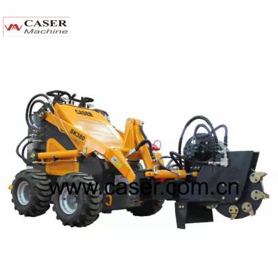 China Machinery Repair Shops Mini Skid Steer Loader 0.2T Skid Steer Loader SK380 With QINGDAO CASER CE for sale