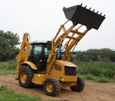 China Hotels Operation Weight 8200kg Backhoe Loader With Front End Loader Backhoe Excavator For Sale for sale