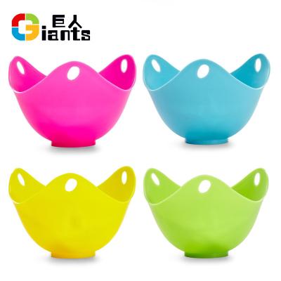 China Viable Silicone Egg Boiler Mold Bowl For Kitchen Cooking Cookware Baking Tools for sale