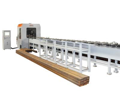 China CNC box tube plasma cutting machine ; CNC plasma square tube cutting machine for sale